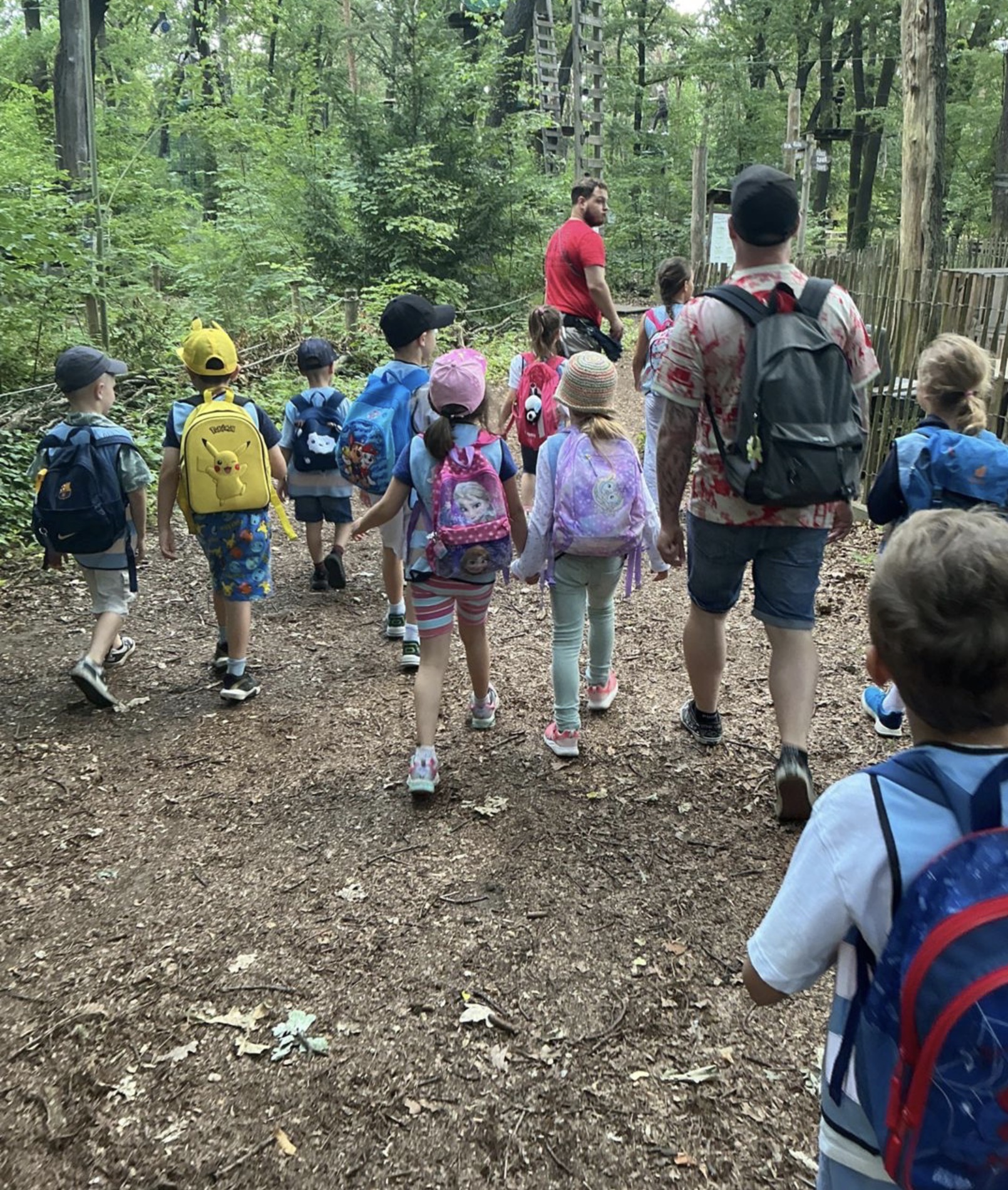 Abschiedsausflug in den Kletterwald